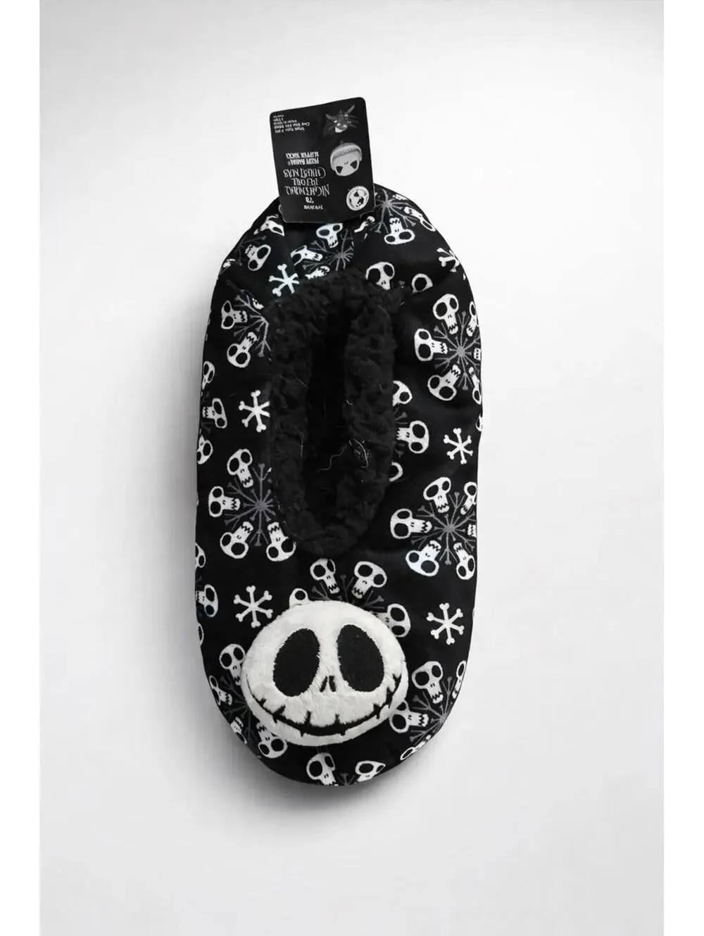 The Nightmare Before Christmas Fuzzy Babba Slipper Socks - Size 7-9